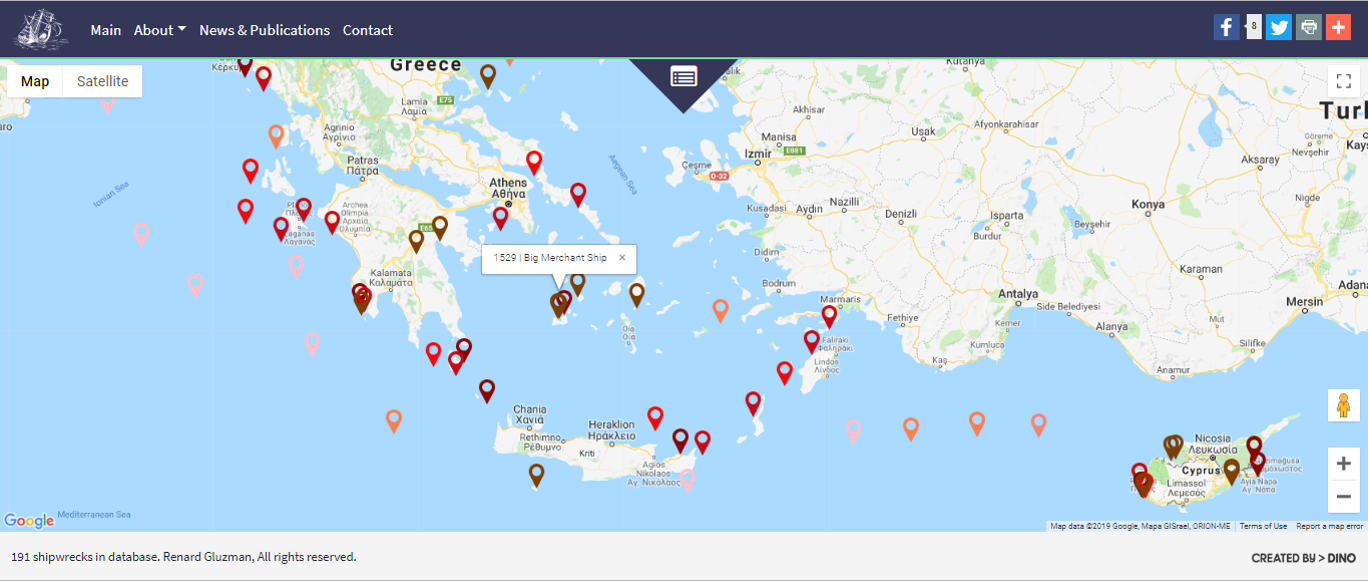 Read more about the article 2/4/19 – Diving into Archives: Historical Evidence of Shipwrecks in the Eastern Mediterranean, 1453–1571.