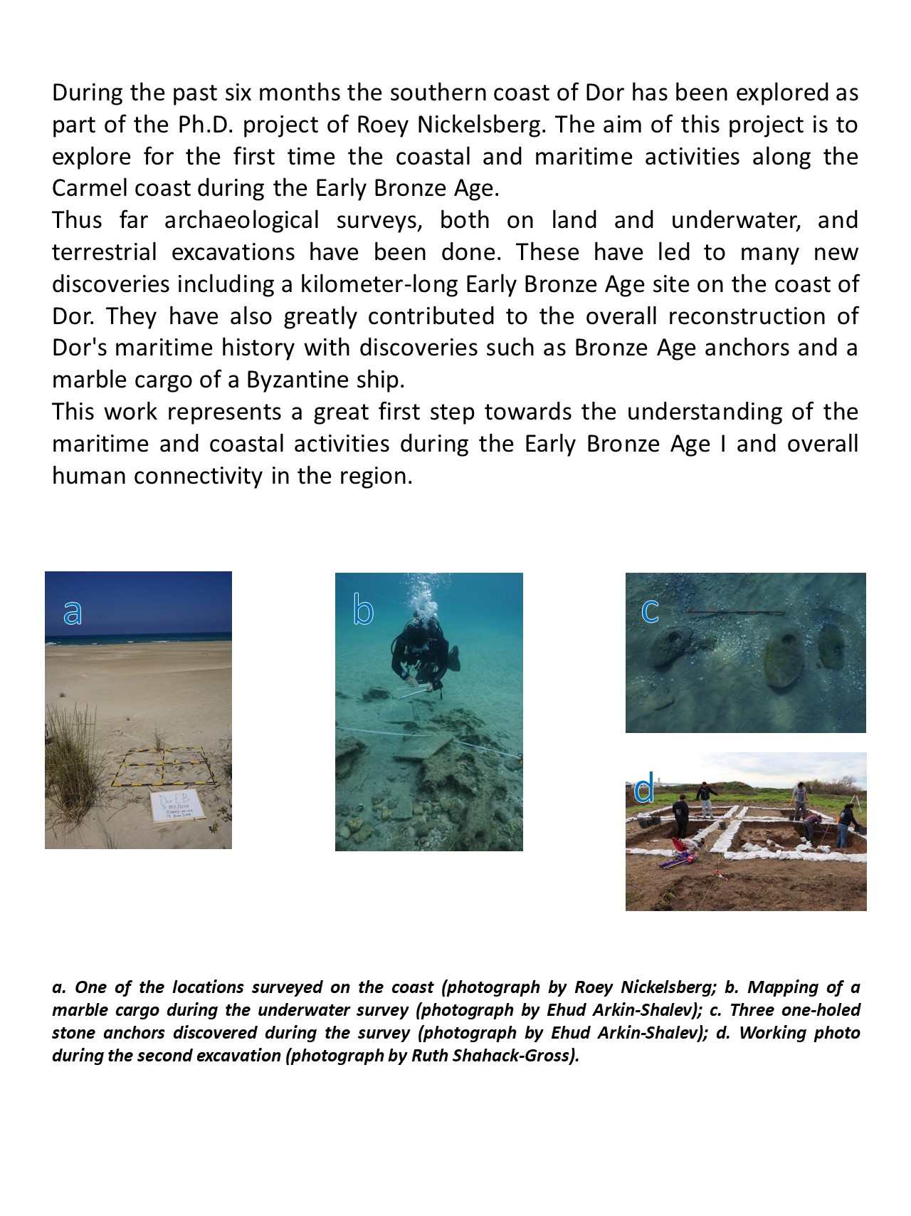 Read more about the article Roey Nickelsberg – The Early Bronze Carmel Coast